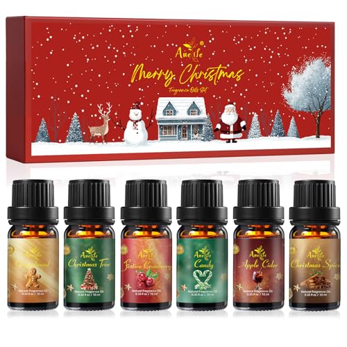 Christmas Essential Oil Set | 6 Pack Holiday Fragrance Oils