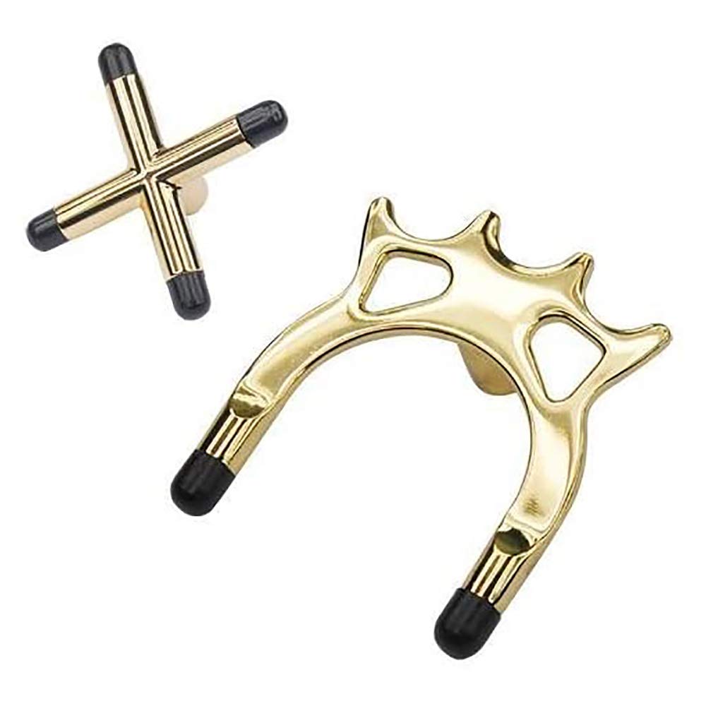 Pofet Yellow Snooker Rests Spider And Metal Cross Pool Billiards Non Slip Cue Accessory Set