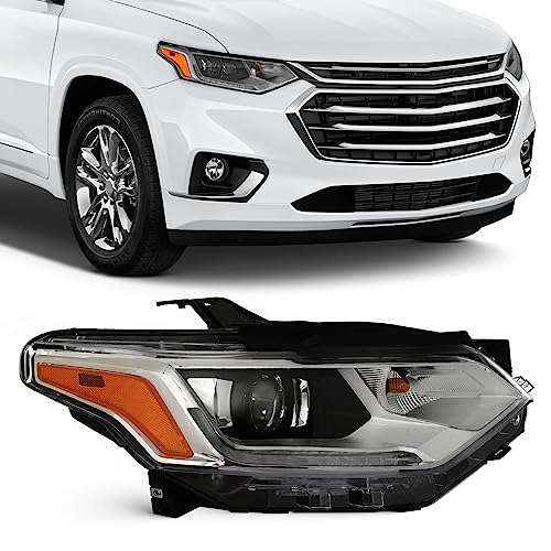 Partzer Headlights Assembly Hid/Xenon Headlight For 2018 2019 2020 2021 Chevy Traverse Headlamp Automotive Headlight Assemblies With Led Drl Bulb Replace Passenger Right Side Rh | 84887858 Gm2503487 #TOP2