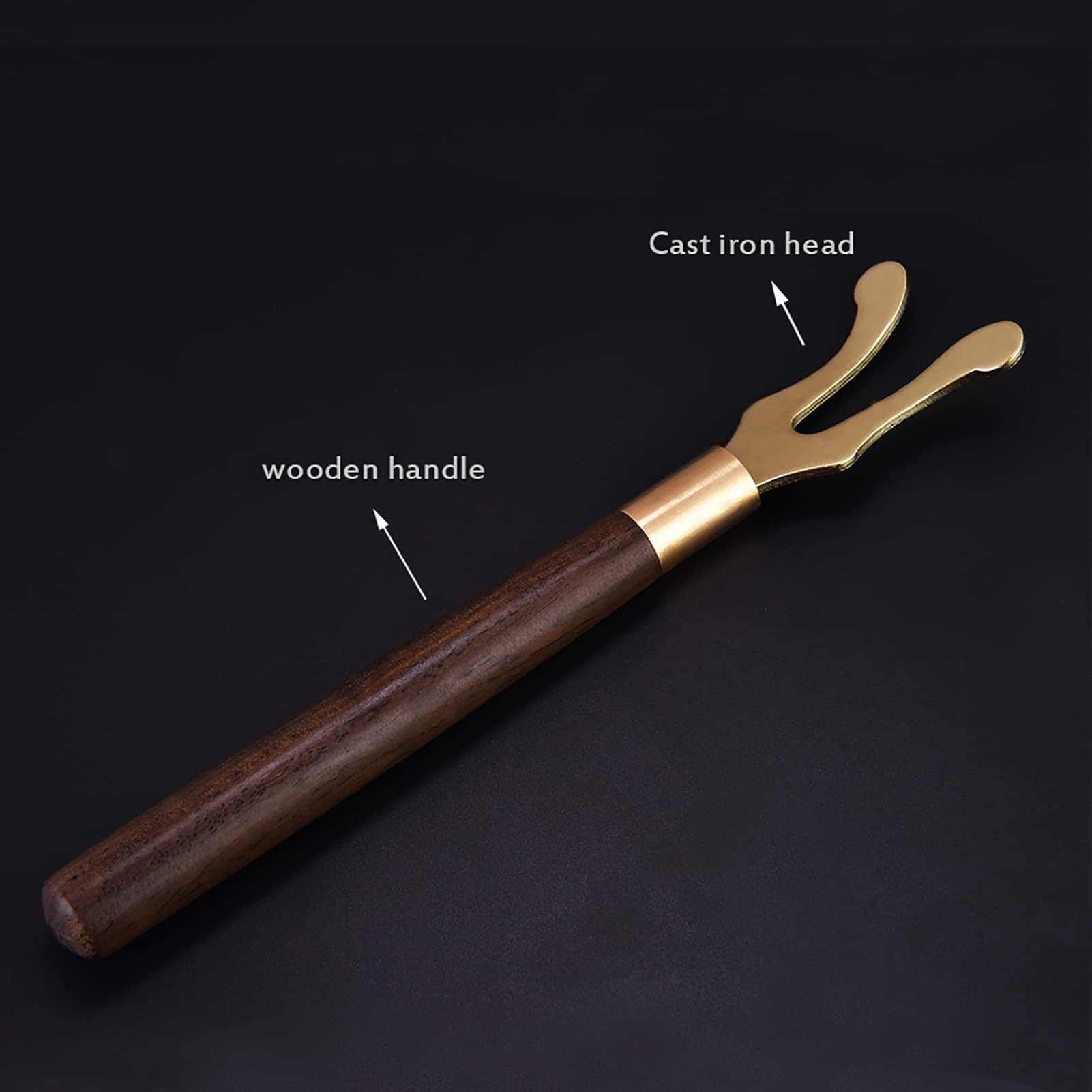 Tenedores Con Mango De Madera, Clip Para Tetera, Tetera, Aislamiento Térmico, Clip Para Té, Tenedor, Cafetera, Tetera, Accesorios Para Olla De Hierro, Herramientas Para Café Y Té Para Tetera De Hierro