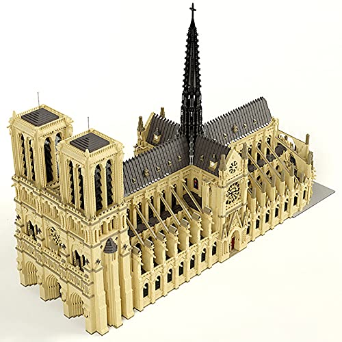 Haus Bausteine, Notre Dame von Paris Architektur Modell Bausatz, 62515 Teile Straßenansicht Modular Building… – Bild 3