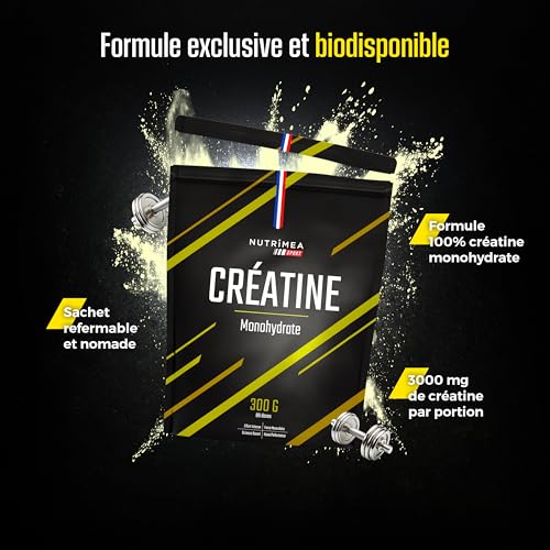 Creatine Monohydrate | 300 g | Poudre 100% Pure | Performance Physique – vue 4