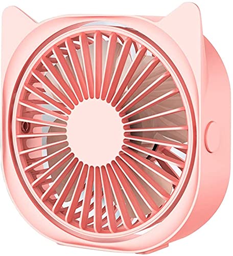 Mini ventilador de escritorio USB ZYFSHA verde con rotación 360 y 3 velocidades
