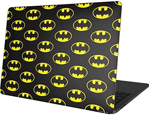Skinit Decal Laptop Skin Compatible with MacBook Pro 13in (2020) - Officially Licensed Warner Bros Batman Logo All Over Print Design