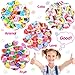 JUNEBRUSHS 150 Pieces Mini Erasers for Kids Bulk, Novelty Animal Erasers,Pencil Erasers Assortment,Cute Small Erasers for Students Homework School Classroom Rewards Prizes ,Party Favors Multicolor