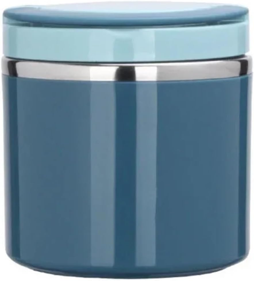 630/1000ml Thermal Jar Insulated Soup Cup Containers Stainless Steel Lunch Box Keep Hot(Green-1000ml)