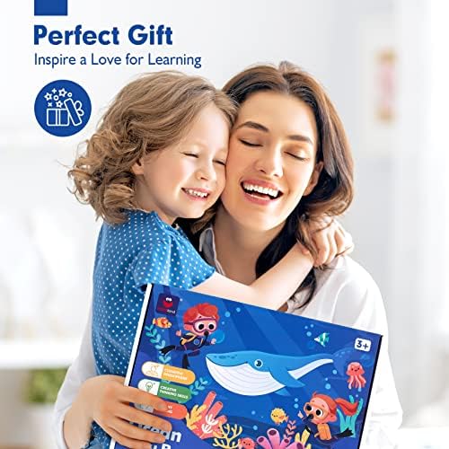 hahaland Preschool Busy Books for Toddlers 2-4 3-5, Toddler Books 2-3 Year Old, Montessori Toddler Busy Board for Toddlers 2-4, Birthday for 3 4 5 Year Old Boys Girls 9 51ap1qJcI L. AC