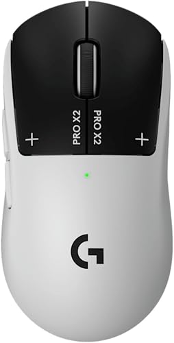 Logitech G PRO X2 SUPERSTRIKE Lightspeed Wireless Gaming Mouse, Fast Performance, Ultra Lightweight (61 g), Customizable Click Haptics, USB-C, for PC/Mac/Laptop - White - 6