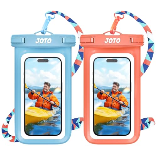 JOTO 2 Pochettes Étanches Smartphone Certifiée IPX8 iPhone 16/15/14/13/12/11 Plus Pro Max, Redmi Note 13/13 Pro 12 A3, Galaxy A15 A35 A25 A54 A55, Housse...