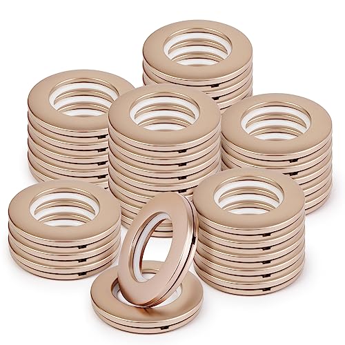 Anillo silenciador de cortina con ojal de plástico wcic de 1.61 pulgadas café
