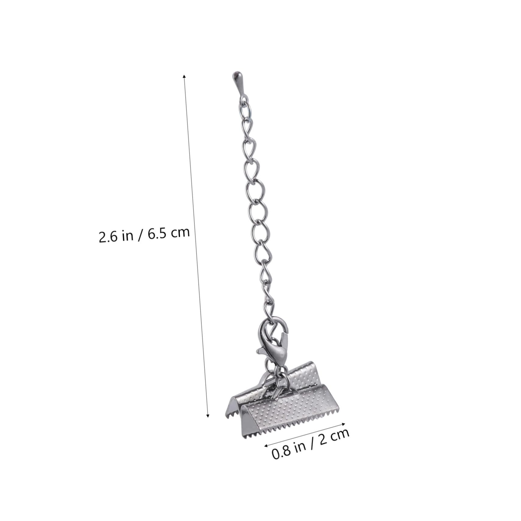 COHEALI 20pcs Jewelry Buckle Set Lobster Buckles Iron DIY Clips Extension Chain Jewelry Making