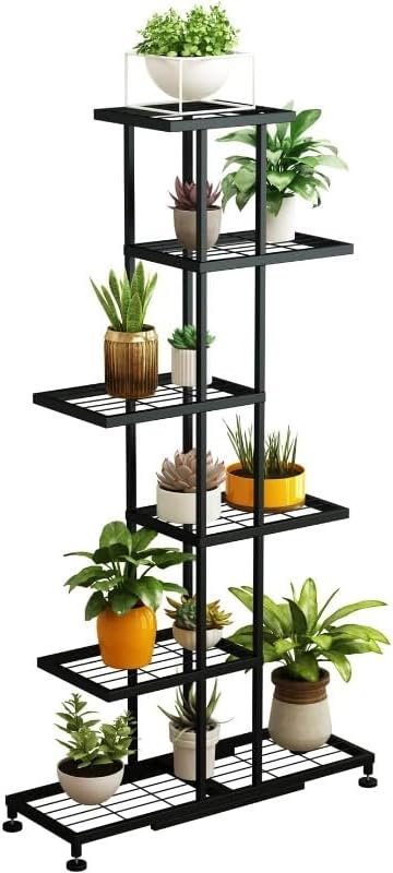 Flower pot stand Metal Plant Stand for multiple plants, 6 Tier 12 Potted, Upgrade Multiple Rack Shelf Organizer, Indoor Planter Display