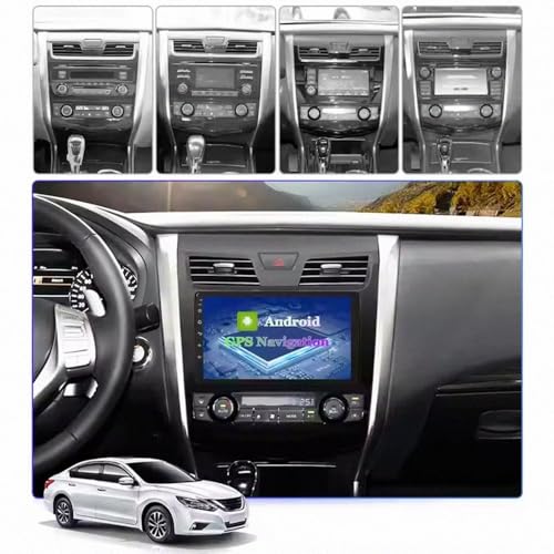 Radio de coche Nissan Teana 2013-2018 con Android Auto inalámbrico y Bluetooth 2