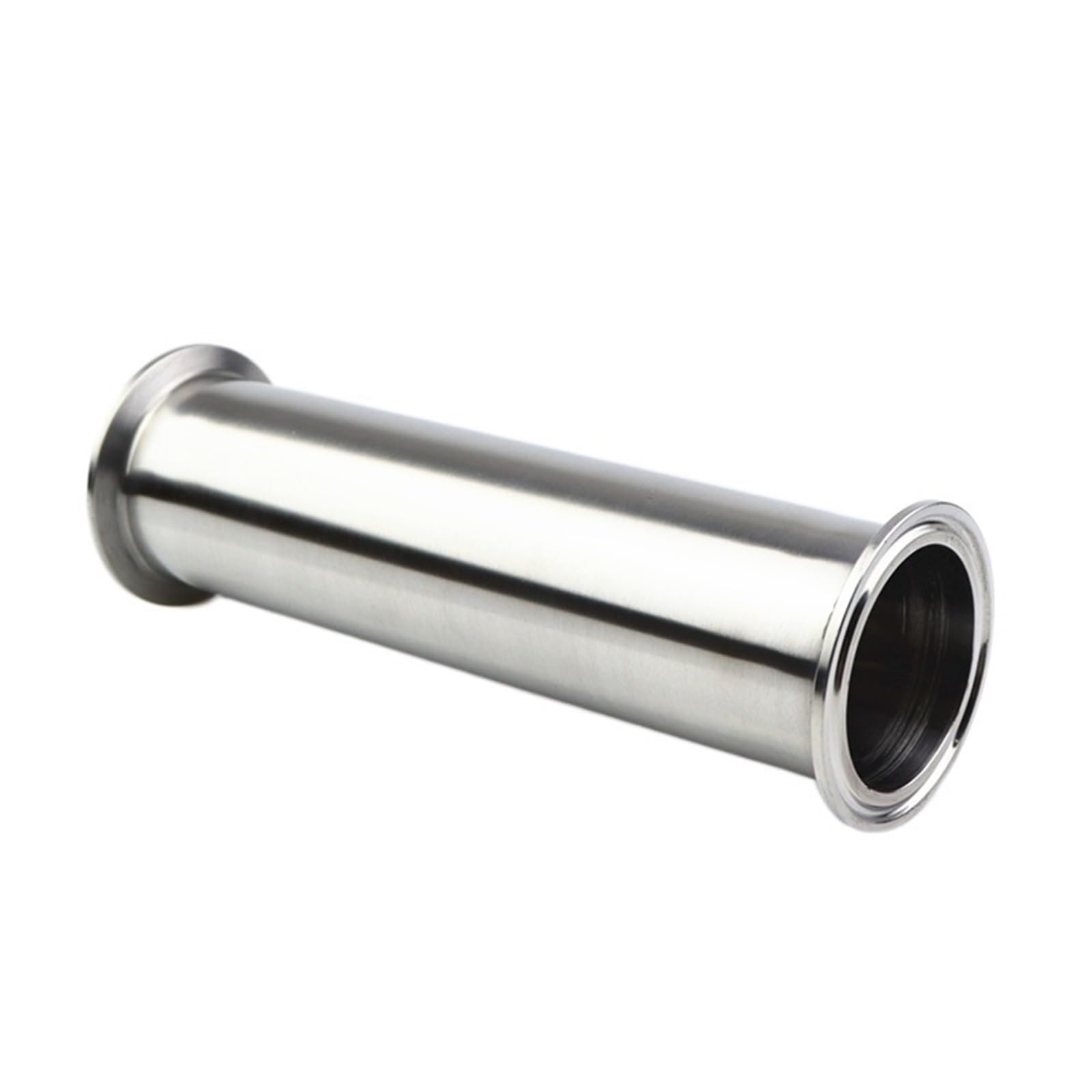 SAHUL 19-76mm Sanitary Spool Pipe - 50.5/64/91mm Tri Clamp Flange - 304SS + Silicone Gasket - 100-500mm Length(1 pc-57mm x Ferrule 77.5,L200mm)