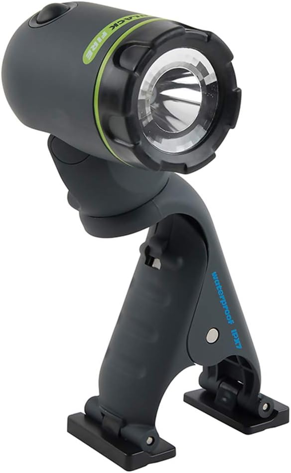Blackfire Flashlight Clamp Light LED, 360° Waterproof & Floating, 210 Lumen, Outdoors, Hunting, Hiking BBM905