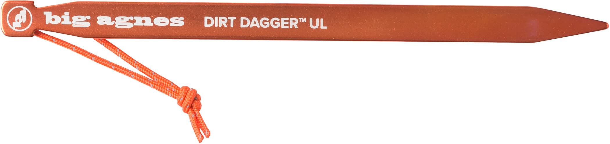 BIG AGNES Dirt Dagger UL Zeltheringe 7.5" 30er-Pack orange
