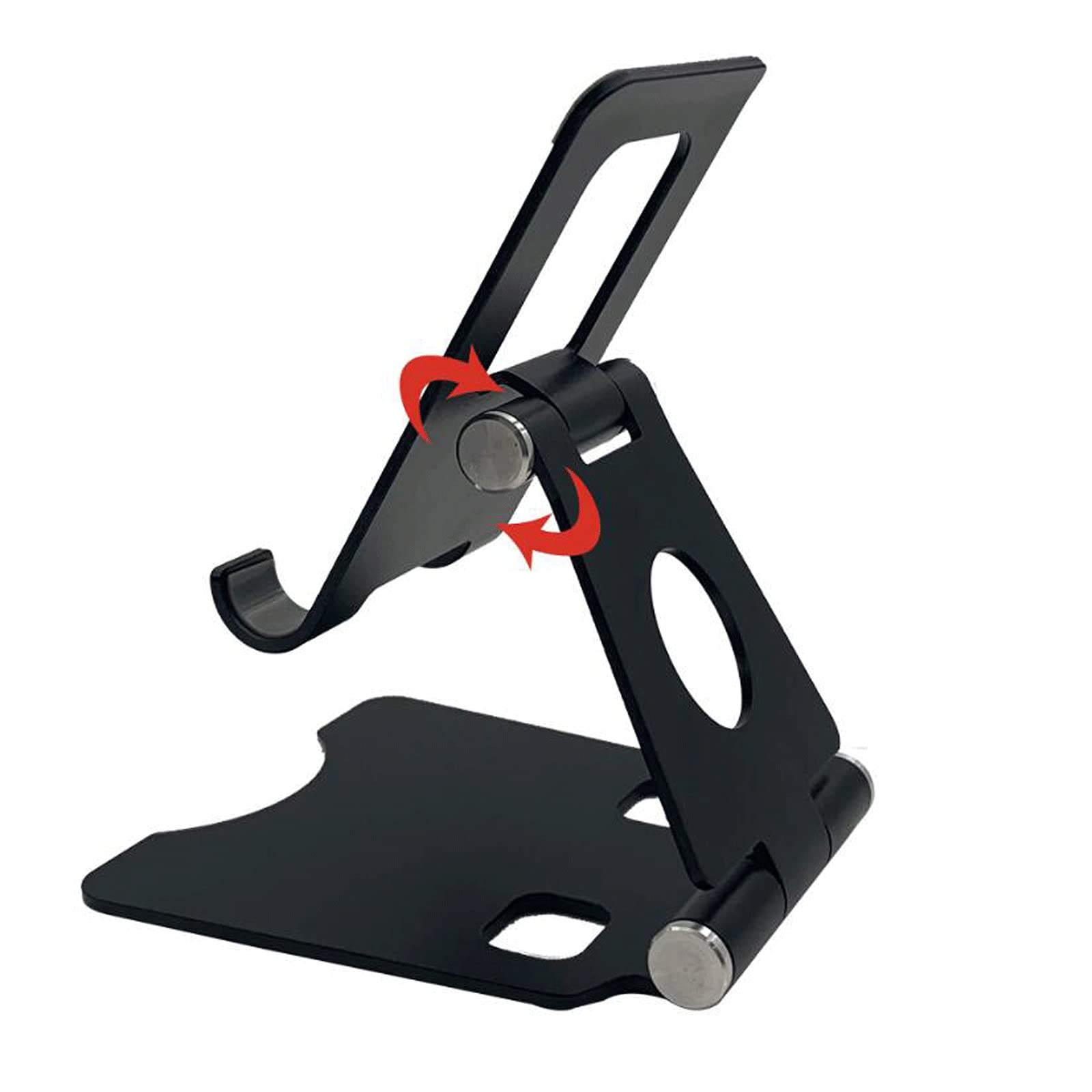 XIANGFASJZ Soporte Movil Soporte de teléfono móvil con Soporte de Metal de Escritorio Doble Plegable