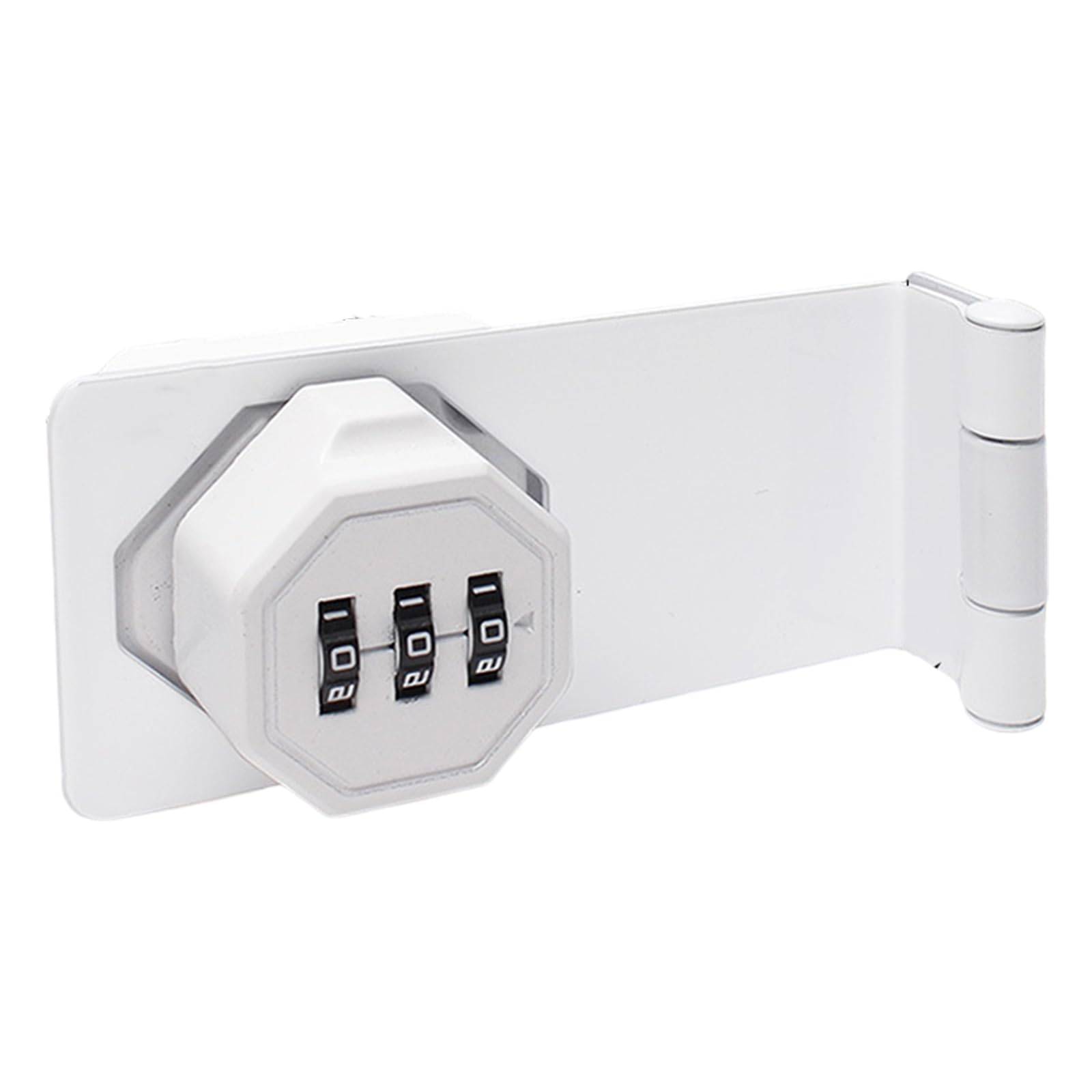 Cabinet Password Hasp Keyless Combination 3-Digit Combination for Drawers, Cabinets, Cupboard Enduring Bathroom