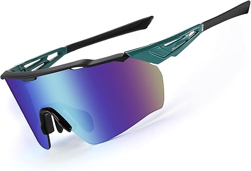 DUCO Gafas de sol de ciclismo para hombres y mujeres, gafas de sol deportivas uv 400 protección TR90 béisbol conducción pesca gafas de sol 0038