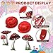 30 Pieces Birthday Party Decorations Mushroom Hanging Swirls Ceiling Streamers Mushroom Party Supplies Wonderland Foil Swirls Wall Decor for Baby Shower Favor