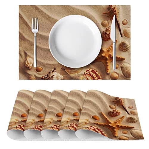 Set de table en coquillage résistant à la chaleur et antidérapant pour protéger votre bois