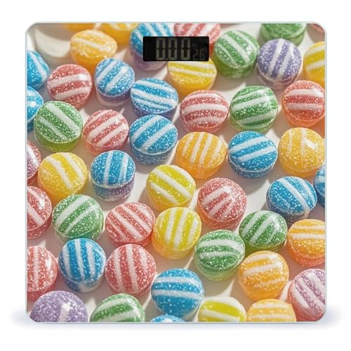 Báscula Digital Inteligente Rainbow Candy para Baño miniatura 1