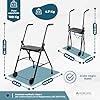 Mobiclinic®, Andador Plegable, Ajustable, Resistente, Emérita, Acero, Empuñaduras Ergonómicas, Ligero, con Asiento y 2 Ruedas (Negro) #1