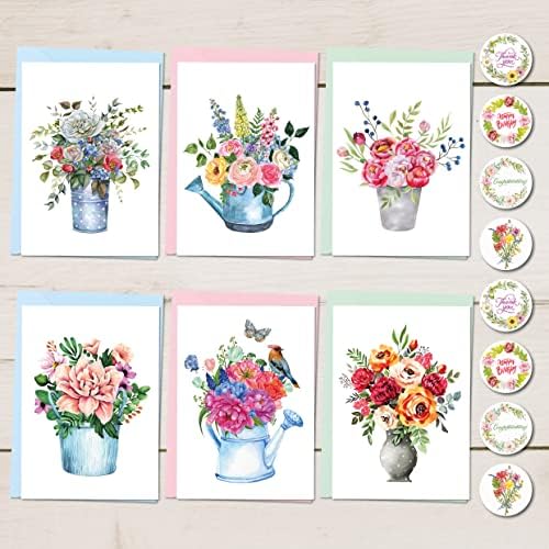 10 Thank You Cards Pack with Envelopes Greeting Cards for Teachers