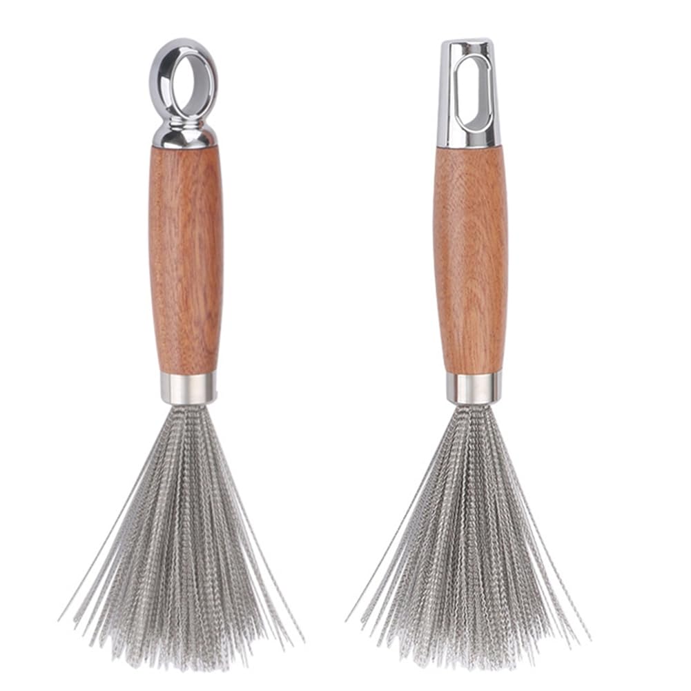 CTRLZS Stainless Steel Pot Brush Stainless Steel Heavy Duty Dish Brush Pot Scrubber Efficient Rust-Proof Kitchen Cleaning