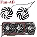 inRobert 90mm Ball Bearing Graphics Card Fan Replacement for MSI RTX 3060 3070 3080 Ti 3090 Gaming X Trio GPU PLD09210B12HH (3)