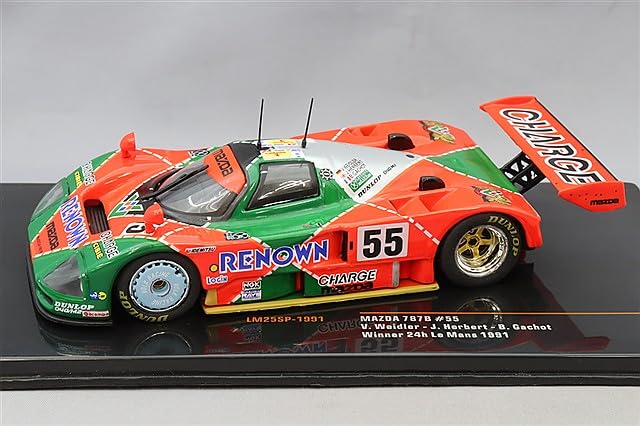 Amazon | イクソ KBモデル 1/43 マツダ 787B 1991 ルマン24H