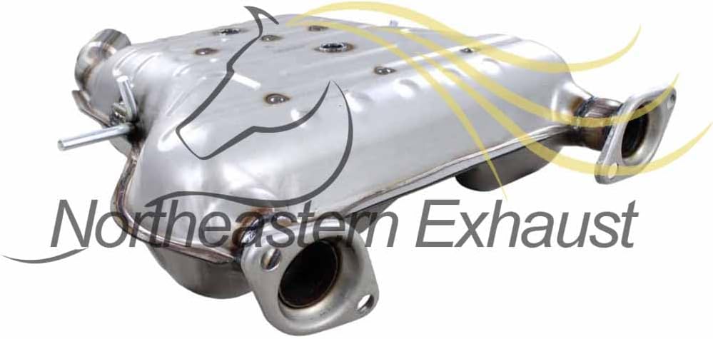 Northeastern Exhaust | Stainless Steel Intermediate Pipe and Muffler Exhaust System Kit Compatible for Jeep Grand Cherokee 2011-2019 3.6L - Include Gasket and Clamp