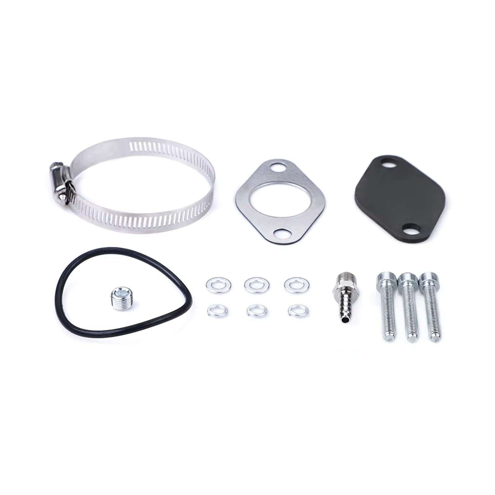 Para Seat Para Skoda 1.9TDI PD150 PD130 PD160 50/57/63MM Reemplazo De Tubo De Aluminio 1.9TDI PD75 PD90 PD100 EGR Válvula(63MM Black)