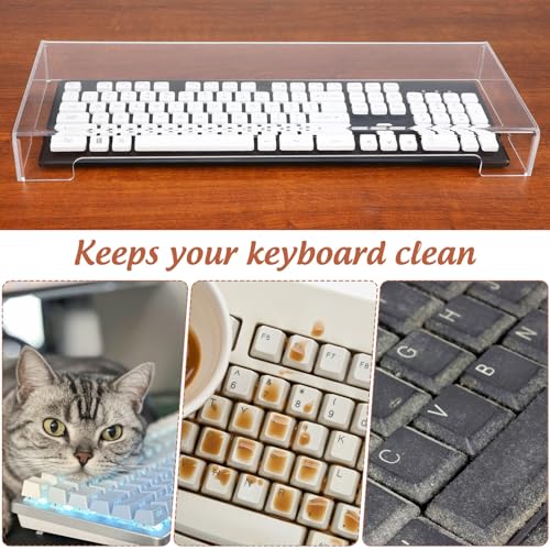Protección completa con la cubierta antipolvo de acrílico para teclado 3