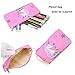 Girls Backpack for Kids Elementary Bookbag Girly School Bag with Insulated Lunch Tote and Pencil Pouch for Children (Light Pink - 3 Pices)