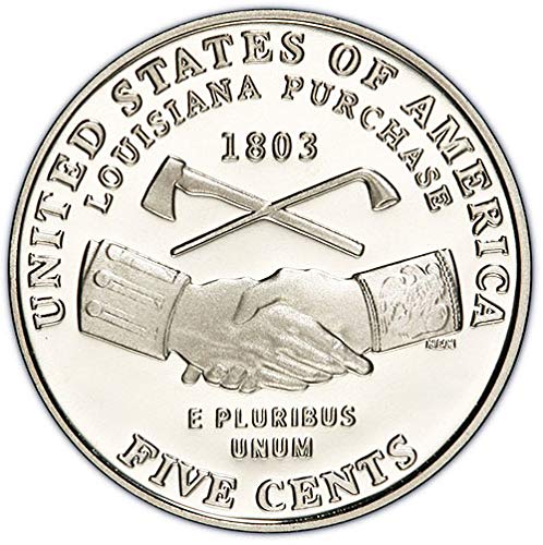 2004 P & D BU Peace Medal Jefferson Nickel Choice Uncirculated US Mint 2 Coin Set Thumbnail