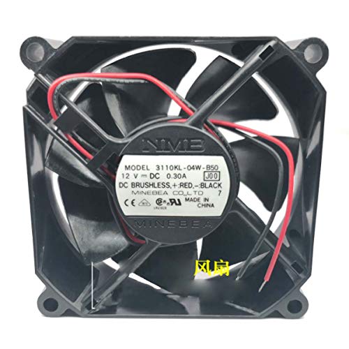 Ventilateur de refroidissement de rechange 3110KL-04W-B50 J00 12V 80mm pour matériel réseau