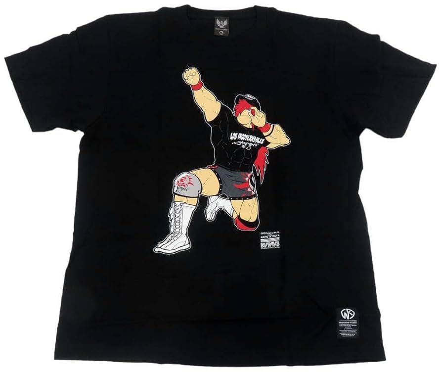 Amazon.co.jp: 内藤哲也 × ジェロニモ Tシャツ ブラック XL