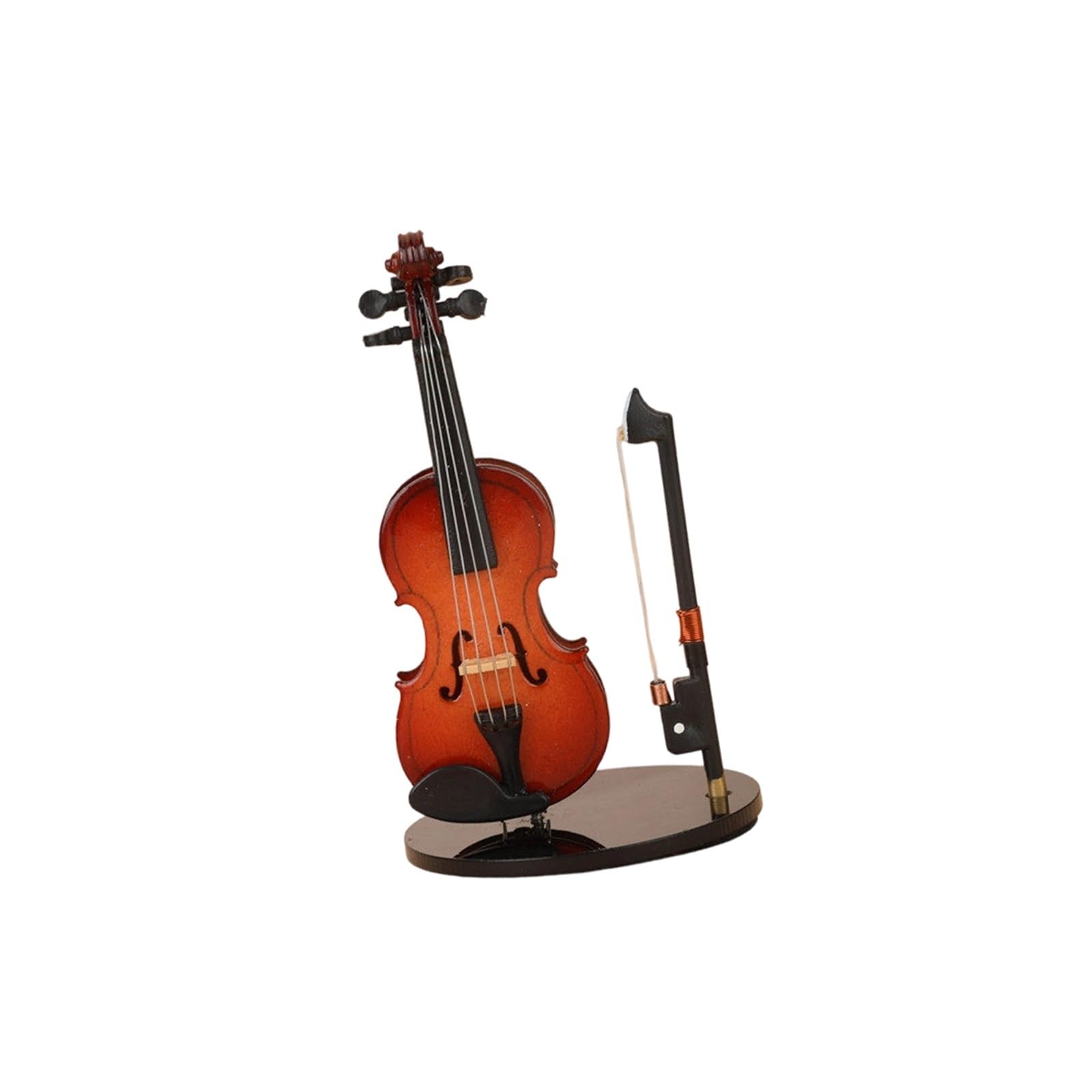 ZXFJYUIP Musical Instrument Figurines Piano Models Folk Guitars Saxophones French Horns Drum Set(7)