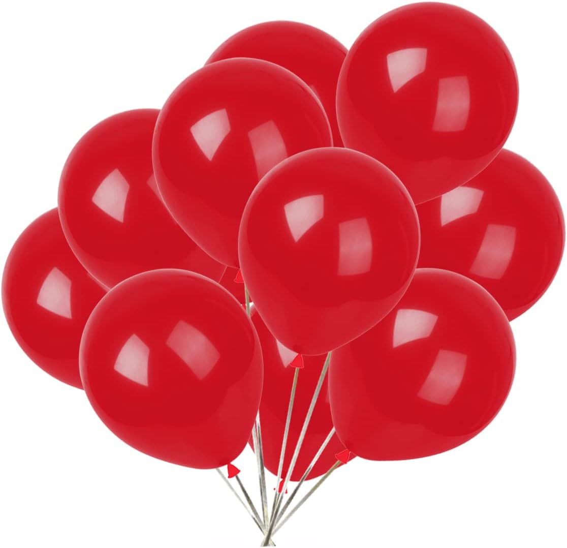 KADBANER Red Balloons,50 pcs 12 Inch Latex Balloons,for Wedding Birthday Part...