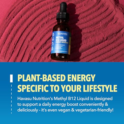 Havasu Nutrition 456456123 Organic Methyl B12 Liquid Drops - Methylcobalamin B12 Vitamin Energy Boost thumb #7