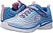 Skechers Kids Swirly Girl-81702L Gore and Strap Sneaker (Little Kid/Big Kid),Blue/Pink,12.5 M US Little Kid