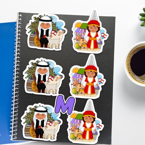 Lebanon Themed Cultural Sticker Set of 30 | Classroom Engagement - Image 2