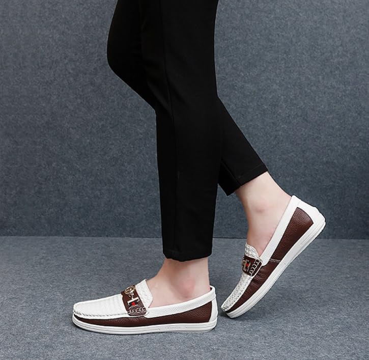 Men's Casual Leather Dress Shoes Business Formal Slip On Oxfords Shoes for Men2