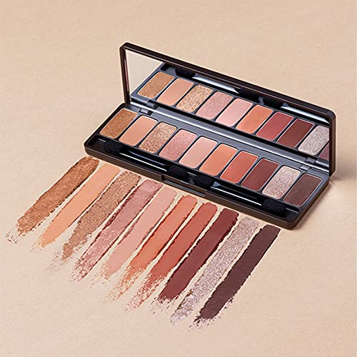 Etude Play Color Eyes #Caffeine Holic (21Ad) | Vivid 10 Color Eye Shadow Palette With Soft Texture And Daily Deep Coffee Colors | Eyes Makeup | Kbeauty #TOP5