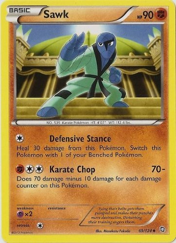 Pokemon - Sawk (69) - Bw - Dragons Exalted #TOP8