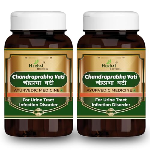 Image of HERBAL BROTHERS Chandraprabha Vati | 450 Mg | 120 Tablets, Pack of 2