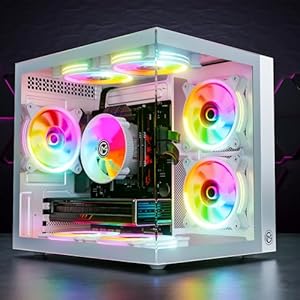 GameMachines HyperCube Snow Edition – Gaming PC – AMD Ryzen 7 7700 – GeForce RTX 4060-1TB SSD – 32GB DDR5 – WLAN – Win 11 Pro