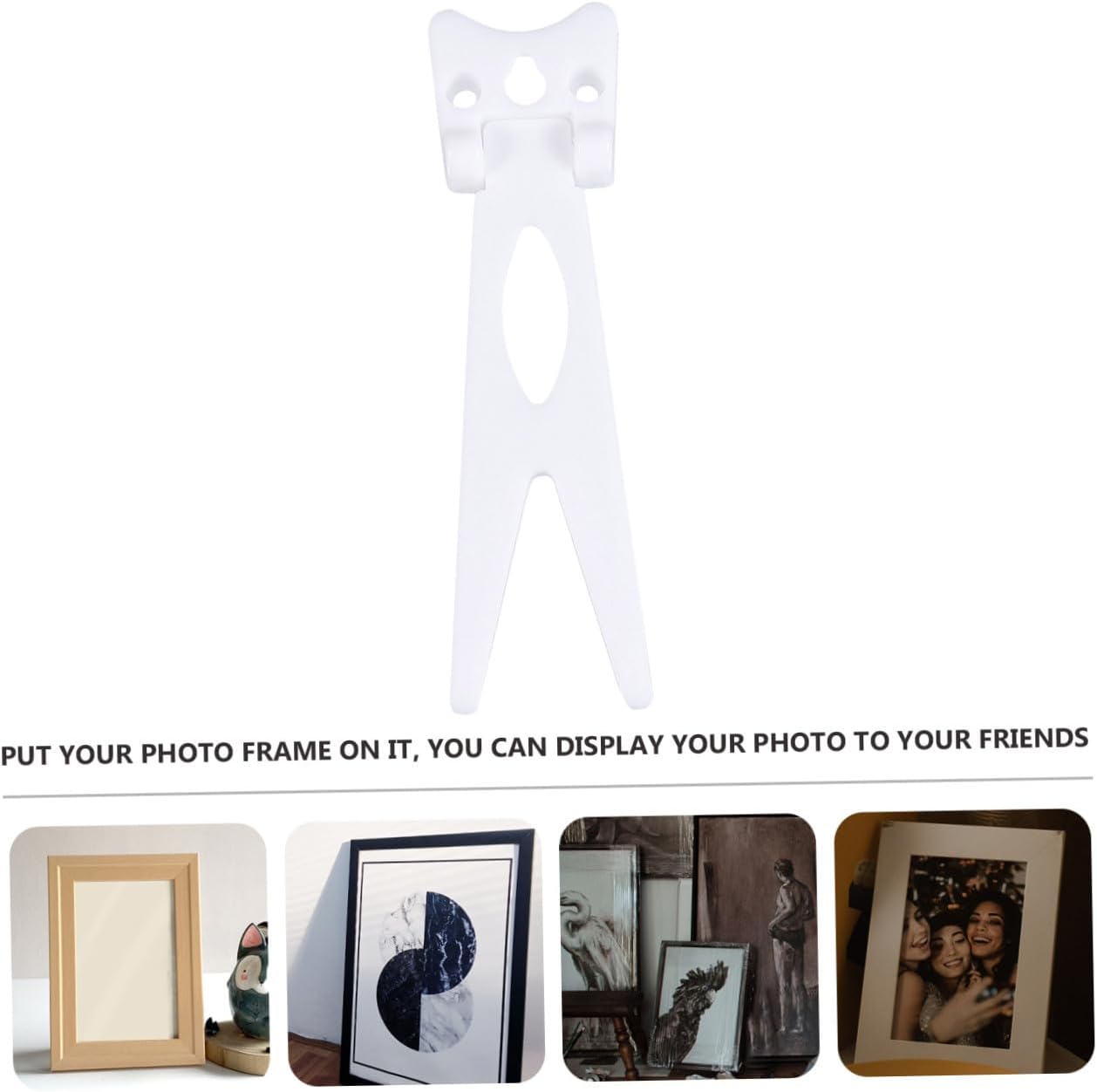 SOLUSTRE Photo Frame Holders 50pcs Plastic Desktop Display Racks