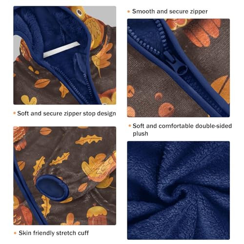 CHIFIGNO Girls Boys Fleece Jacket Kids Jacket with Pockets Boys Clothes for Toddler and Kids3